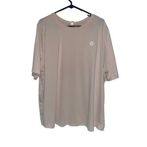 Fabletics Plus Size Beige Shirt (1X)